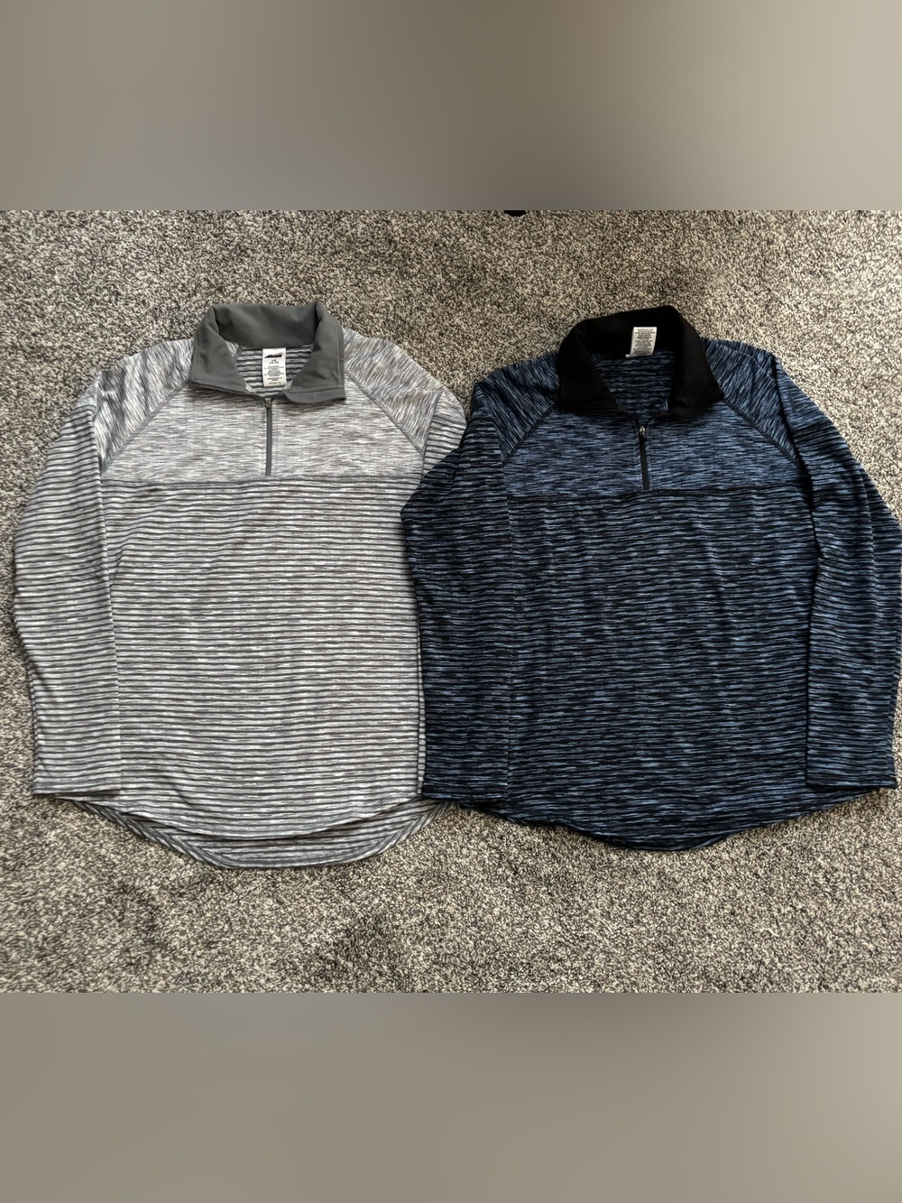 bundle lot AVIA 1/4 zip quarter zip striped tops athletic active women’s large